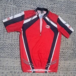 Louis Garneau Red Cycling Jersey